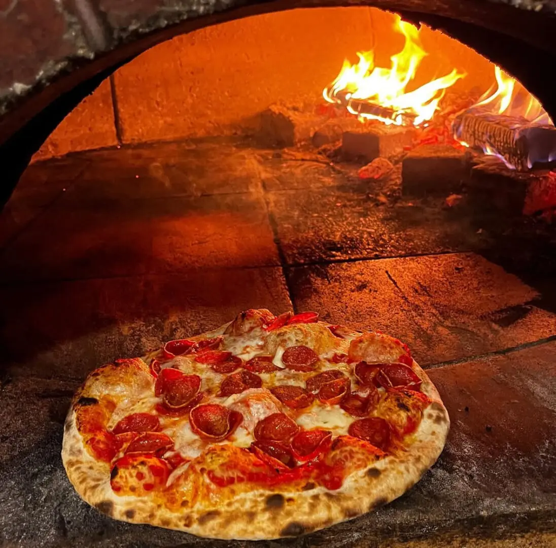Wood fire pizza