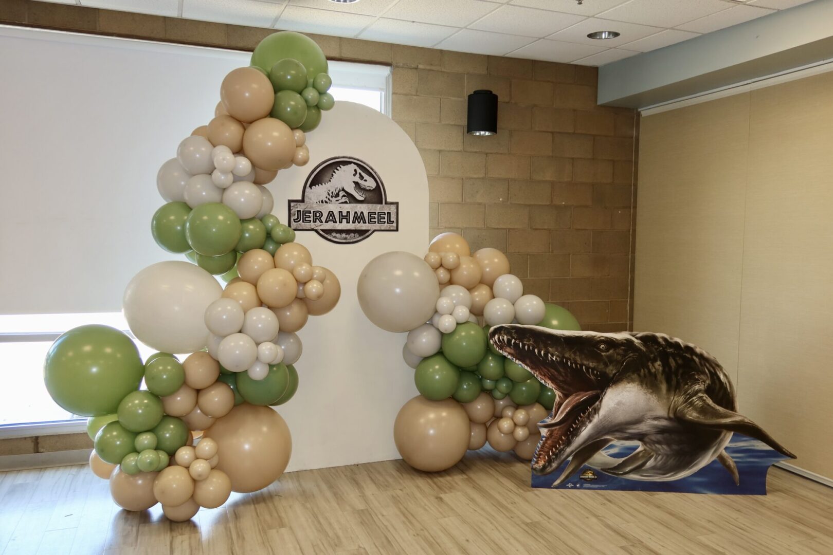 Jurassic Park birthday backdrop, ideas, Arizona, Phoenix,Mesa, tempe